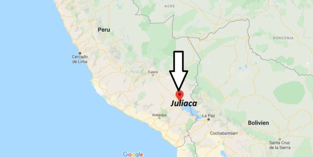 Wo liegt Juliaca? Wo ist Juliaca? in welchem land liegt Juliaca