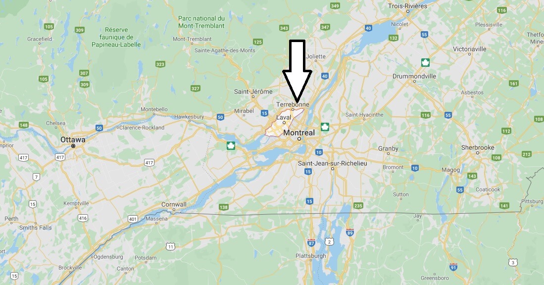 Wo liegt Laval (Québec)? Wo ist Laval? in welchem land liegt Laval