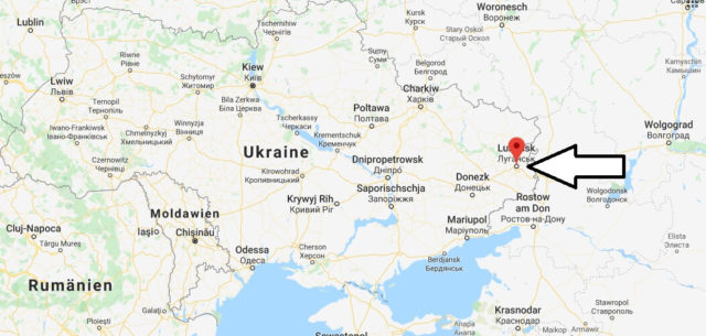 Wo liegt Luhansk? Wo ist Luhansk? in welchem land liegt Luhansk