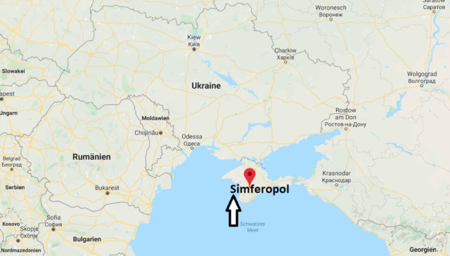 Wo liegt Simferopol? Wo ist Simferopol? in welchem land liegt Simferopol