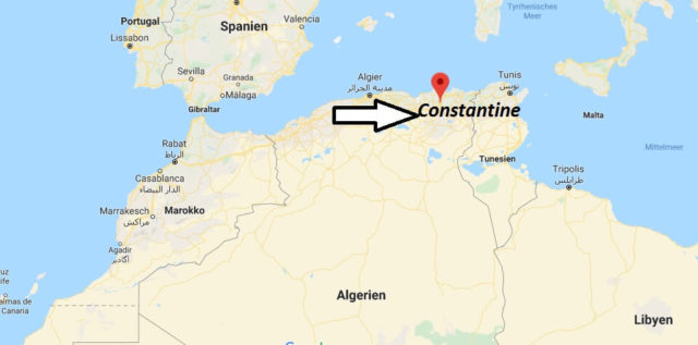 Wo liegt Constantine? Wo ist Constantine? in welchem land liegt Constantine
