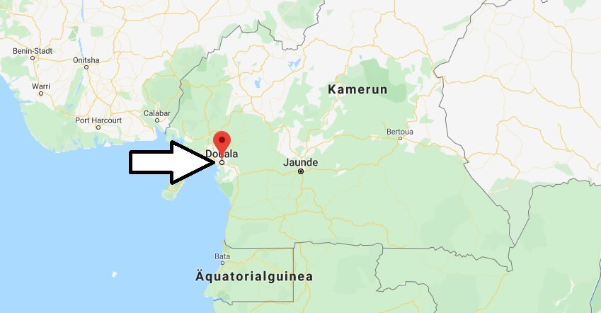 Wo liegt Douala? Wo ist Douala? in welchem land liegt Douala