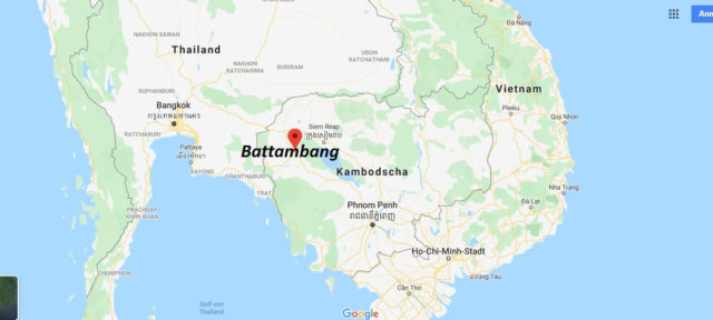 Wo liegt Battambang? Wo ist Battambang? in welchem land liegt Battambang