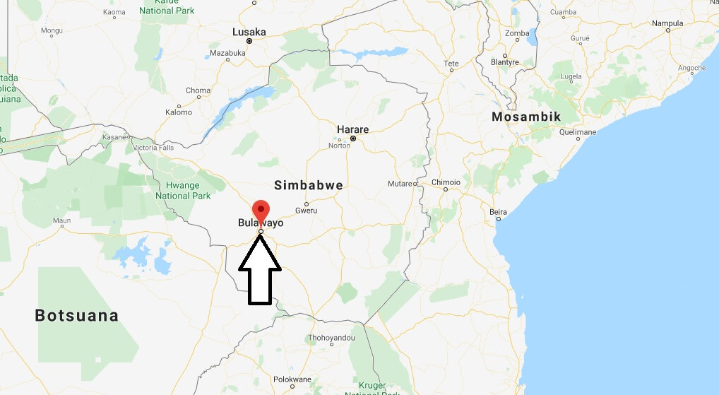 Wo liegt Bulawayo? Wo ist Bulawayo? in welchem land liegt Bulawayo