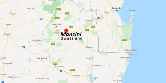 Wo liegt Manzini? Wo ist Manzini? in welchem land liegt Manzini