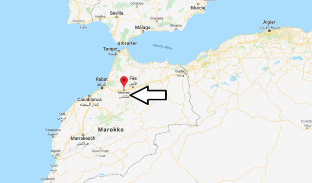 Wo liegt Meknès? Wo ist Meknès? in welchem land liegt Meknès