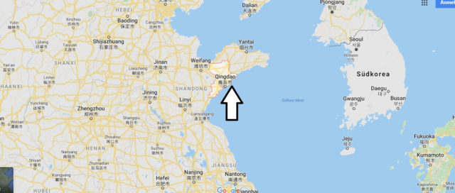 Wo liegt Qingdao? Wo ist Qingdao? in welchem land liegt Qingdao