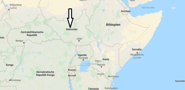 Wo liegt Südsudan? Wo ist Südsudan? in welchem land liegt Südsudan