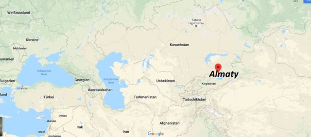 Wo liegt Almaty? Wo ist Almaty? in welchem land liegt Almaty