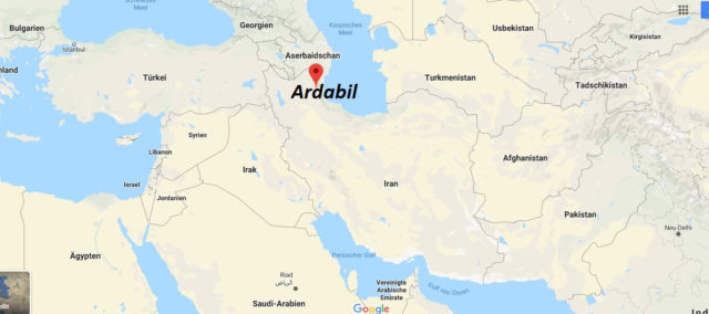 Wo liegt Ardabil? Wo ist Ardabil? in welchem land liegt Ardabil