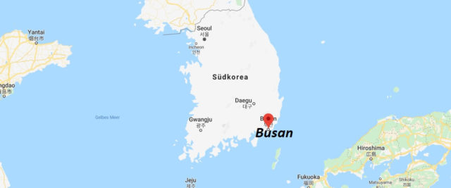 Wo liegt Busan? Wo ist Busan? in welchem land liegt Busan