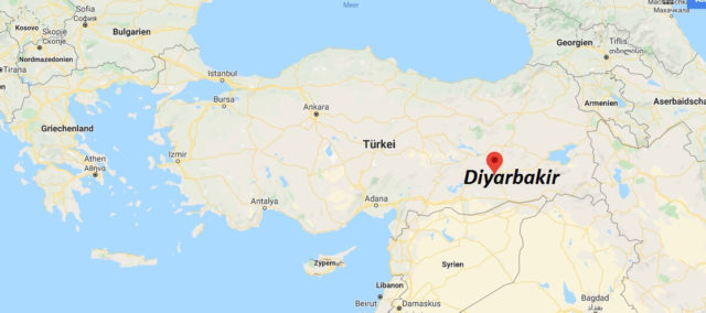 Wo liegt Diyarbakir? Wo ist Diyarbakir? in welchem land liegt Diyarbakir