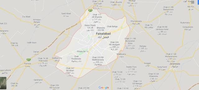 Wo liegt Faisalabad? Wo ist Faisalabad? in welchem land liegt Faisalabad