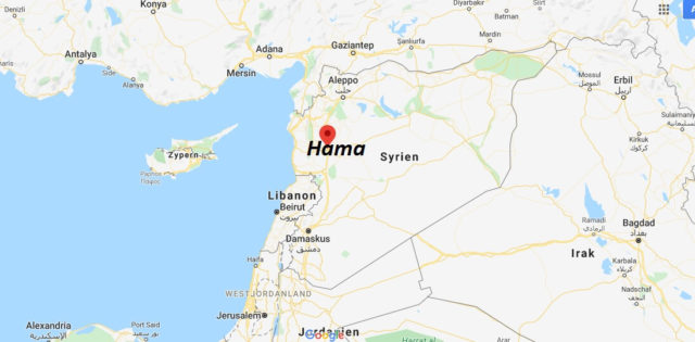 Wo liegt Hama? Wo ist Hama? in welchem land liegt Hama