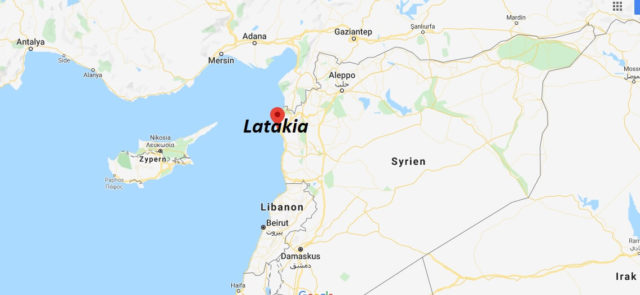 Wo liegt Latakia? Wo ist Latakia? in welchem land liegt Latakia