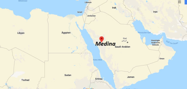 Wo liegt Medina? Wo ist Medina? in welchem land liegt Medina