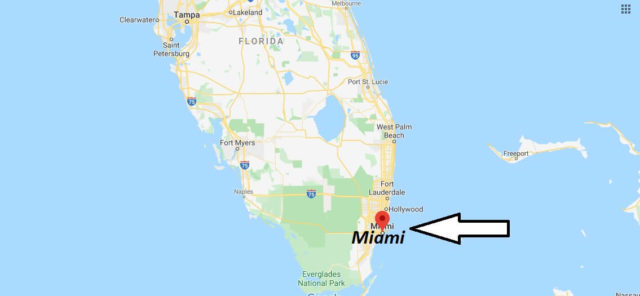 Wo liegt Miami - Wo ist Miami - in welchem land liegt Miami