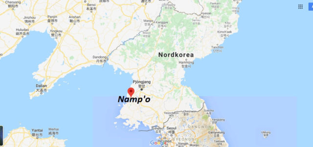 Wo liegt Namp'o? Wo ist Namp'o? in welchem land liegt Namp'o