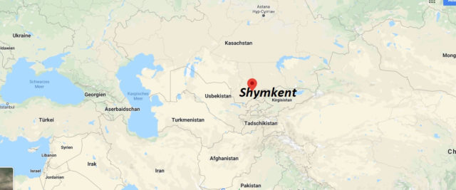 Wo liegt Shymkent? Wo ist Shymkent? in welchem land liegt Shymkent