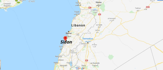 Wo liegt Sidon? Wo ist Sidon? in welchem land liegt Sidon