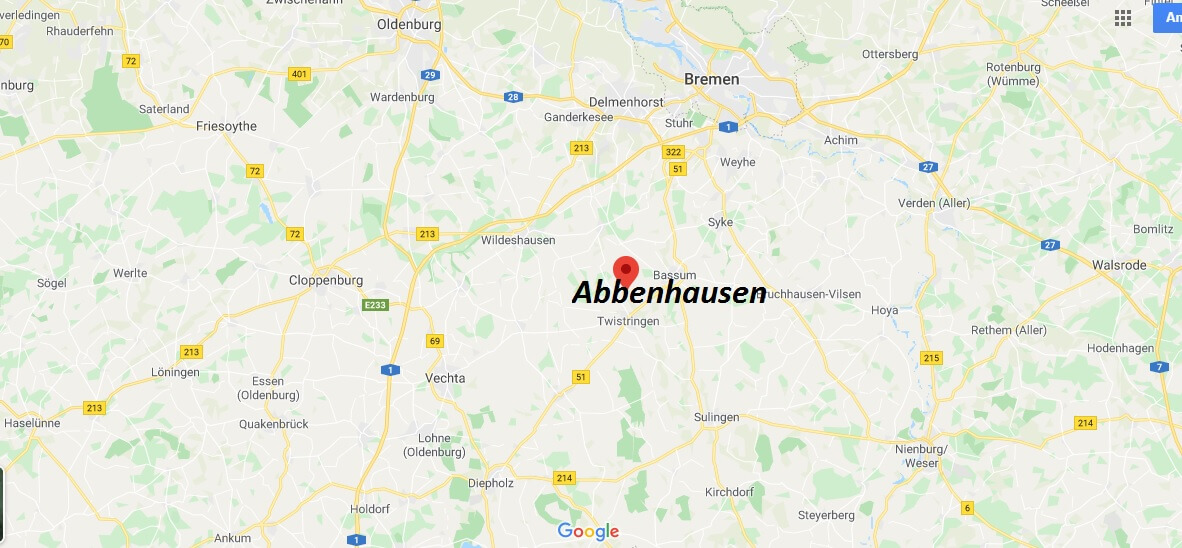 Wo liegt Abbenhausen? Wo ist Abbenhausen?