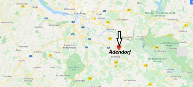 Wo liegt Adendorf? Wo ist Adendorf?