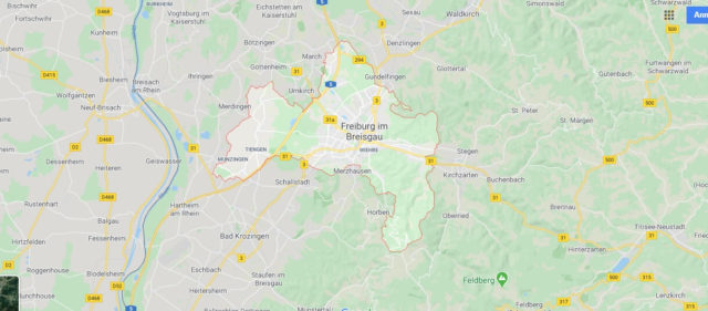Wo liegt Freiburg im Breisgau? Wo ist Freiburg im Breisgau?