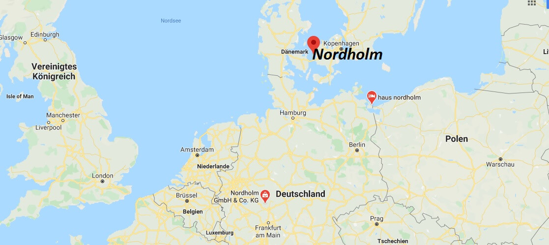 Wo liegt Nordholm? Wo ist Nordholm?