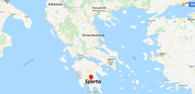 Wo liegt Sparta? Wo ist Sparta?
