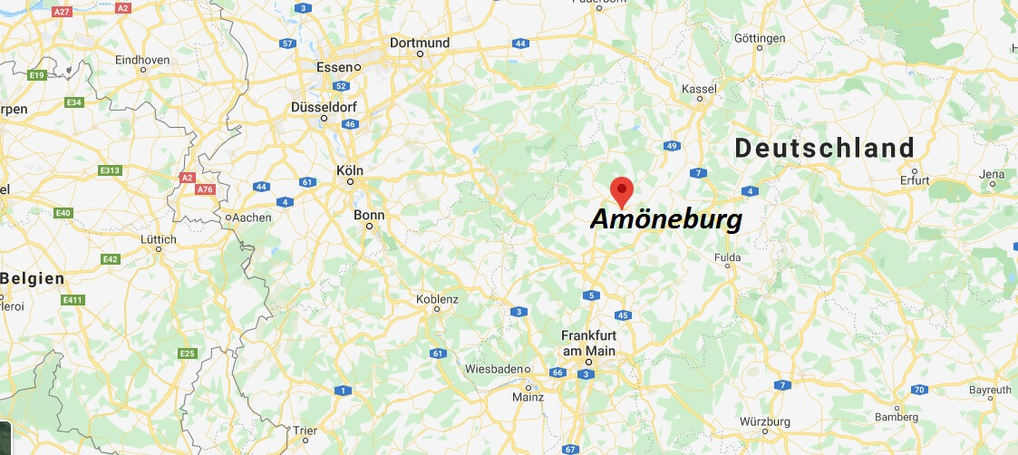 Wo liegt Amöneburg? Wo ist Amöneburg? In welchem Bundesland liegt Amöneburg