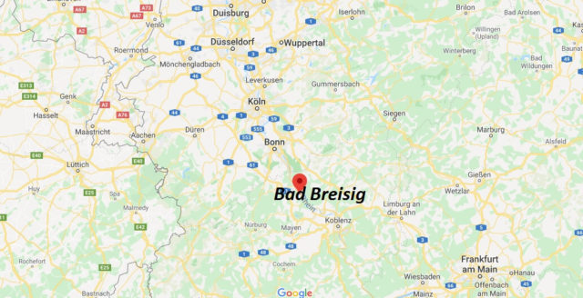 Wo liegt Bad Breisig? Wo ist Bad Breisig? In welchem Bundesland liegt Bad Breisig