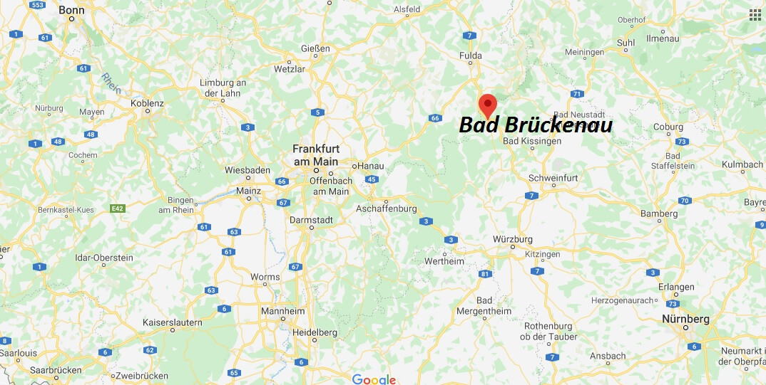 Wo liegt Bad Brückenau? Wo ist Bad Brückenau? In welchem Bundesland liegt Bad Brückenau
