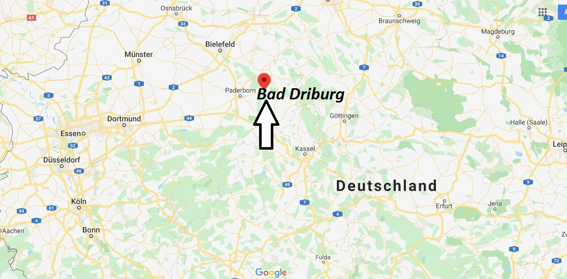 Wo liegt Bad Driburg? Wo ist Bad Driburg? In welchem Bundesland liegt Bad Driburg