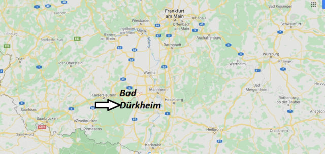 Wo liegt Bad Dürkheim? Wo ist Bad Dürkheim? In welchem Bundesland liegt Bad Dürkheim