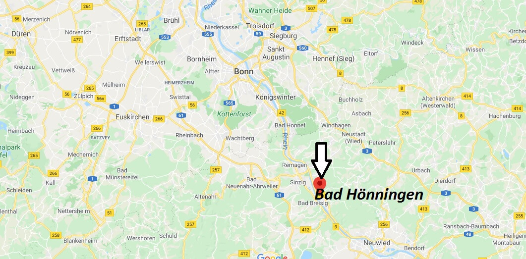 Wo liegt Bad Hönningen? Wo ist Bad Hönningen? In welchem Bundesland liegt Bad Hönningen