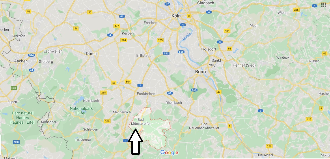 Wo liegt Bad Münstereifel? Wo ist Bad Münstereifel? In welchem Bundesland liegt Bad Münstereifel