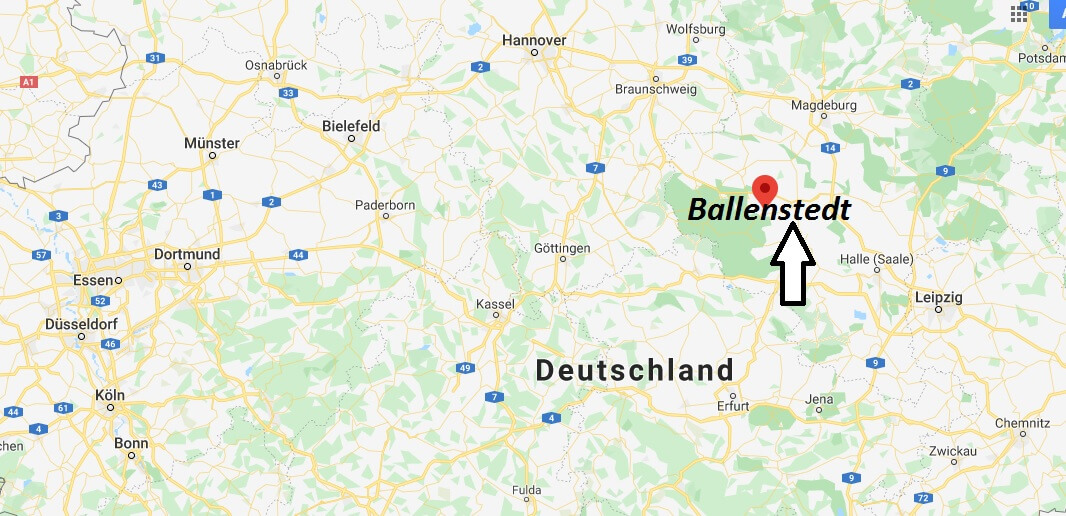 Wo liegt Ballenstedt? Wo ist Ballenstedt? In welchem Bundesland liegt Ballenstedt