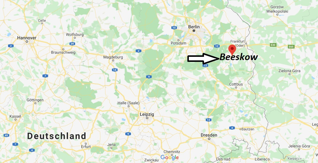 Wo liegt Beeskow (15848)? Wo ist Beeskow