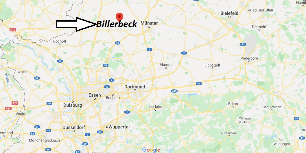 Wo liegt Billerbeck (48727)? Wo ist Billerbeck