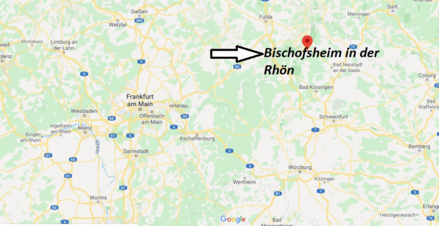 Wo liegt Bischofsheim in der Rhön? Wo ist Bischofsheim in der Rhön