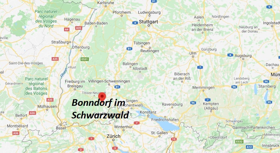 Wo liegt Bonndorf im Schwarzwald? Wo ist Bonndorf im Schwarzwald