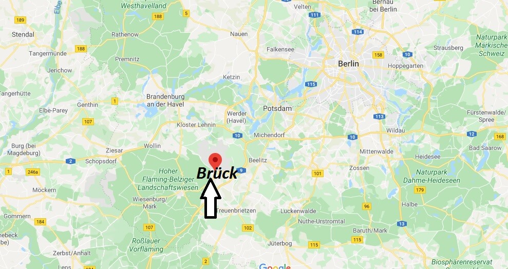 Wo liegt Brück (14822)? Wo ist Brück