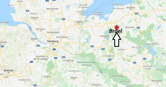 Wo liegt Brüel (19412)? Wo ist Brüel