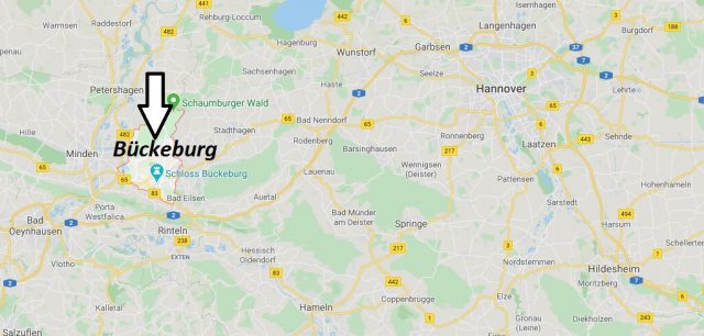 Wo liegt Bückeburg (31675)? Wo ist Bückeburg