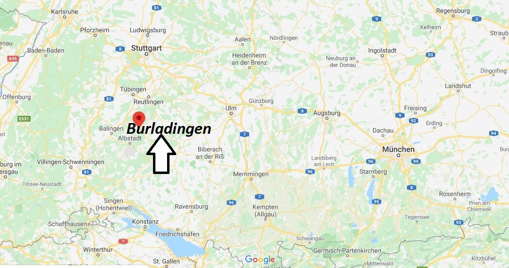 Wo liegt Burladingen (72393)? Wo ist Burladingen