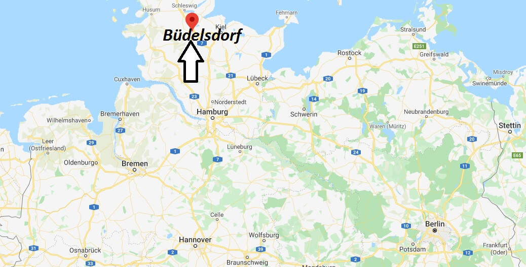 Wo liegt Büdelsdorf (24782)? Wo ist Büdelsdorf