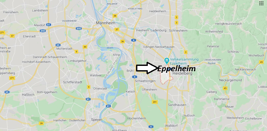 Wo liegt Eppelheim? Wo ist Eppelheim