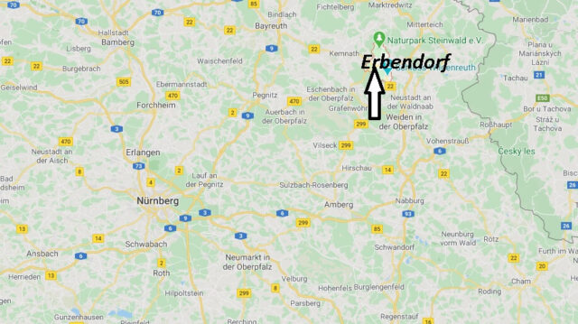 Wo liegt Erbendorf (92681)? Wo ist Erbendorf