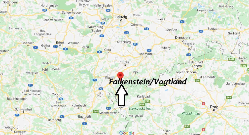 Wo liegt Falkenstein/Vogtland? Wo ist Falkenstein/Vogtland