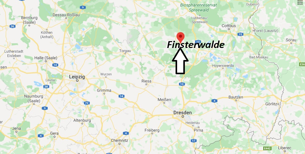 Wo liegt Finsterwalde (03238)? Wo ist Finsterwalde